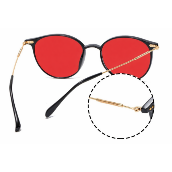 Karmazynowe Złote Okulary na wieczór